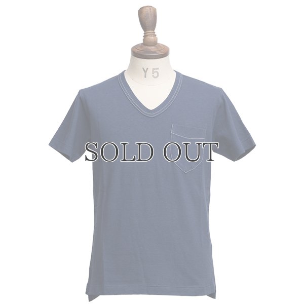 画像5: ラフィー天竺Vネックポケット付きカットソー【MADE IN JAPAN】『日本製』/ Upscape Audience