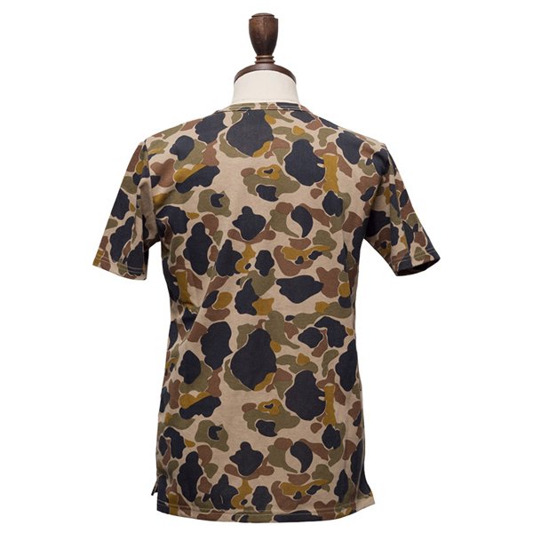 画像10: 【RE PRICE / 価格改定】ダックカモプリント天竺Vネックポケット付き半袖カットソー【MADE IN JAPAN】『日本製』/ Upscape Audience