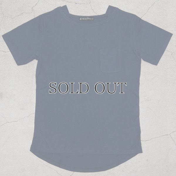 画像11: コーマ天竺レイヤードボートネックポケット半袖カットソー【MADE IN JAPAN】『日本製』/ Upscape Audience