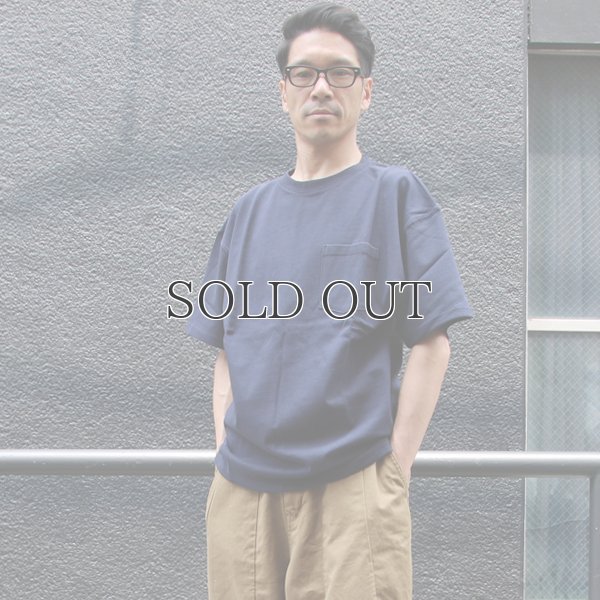 画像2: 【RE PRICE / 価格改定】BSQソリッドクルーネック胸ポケ付ビックT【MADE IN JAPAN】『日本製』/ Upscape Audience