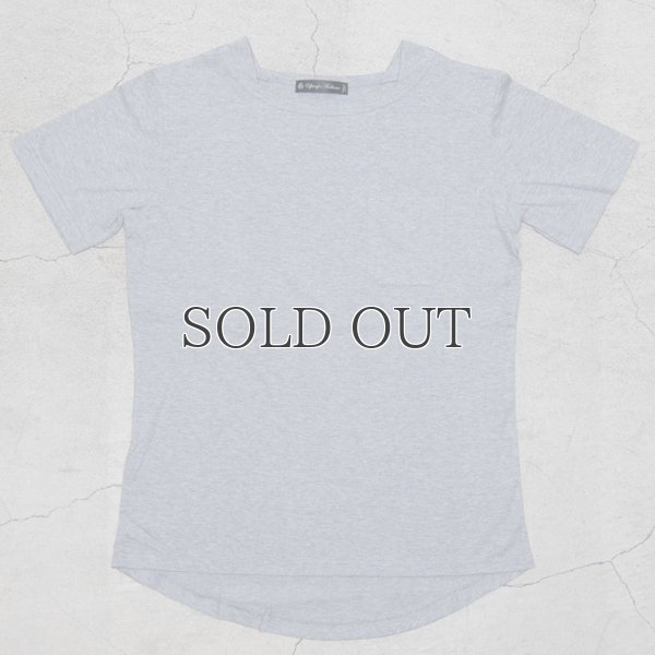 画像9: コーマ天竺レイヤードボートネックポケット半袖カットソー【MADE IN JAPAN】『日本製』/ Upscape Audience