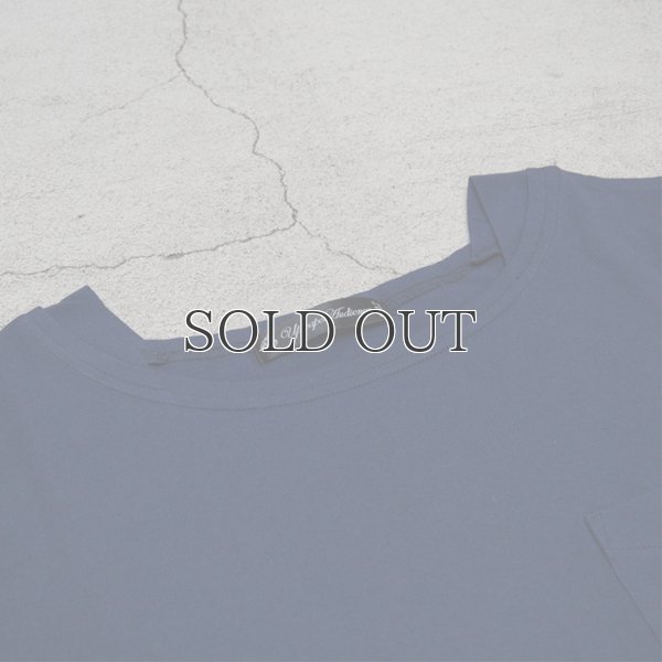 画像12: コーマ天竺レイヤードボートネックポケット半袖カットソー【MADE IN JAPAN】『日本製』/ Upscape Audience