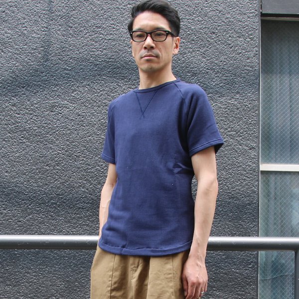 画像8: 【RE PRICE / 価格改定】ソフトエアー裏毛ラグラン半袖スウェットシャツ / Upscape Audience