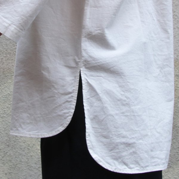 画像18: コットンクロス C/Nヘンリー コンチョ釦 7分袖シャツ【MADE IN JAPAN】『日本製』 / Upscape Audience