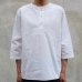 画像11: コットンクロス C/Nヘンリー コンチョ釦 7分袖シャツ【MADE IN JAPAN】『日本製』 / Upscape Audience