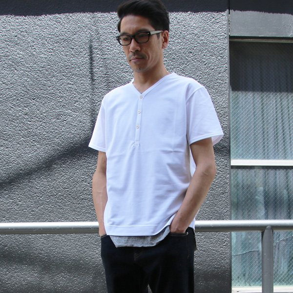 画像10: 【RE PRICE/価格改定】Coolmax(クールマックス)鹿の子 Vヘンリー S/STee【MADE IN JAPAN】『日本製』/ Upscape Audience