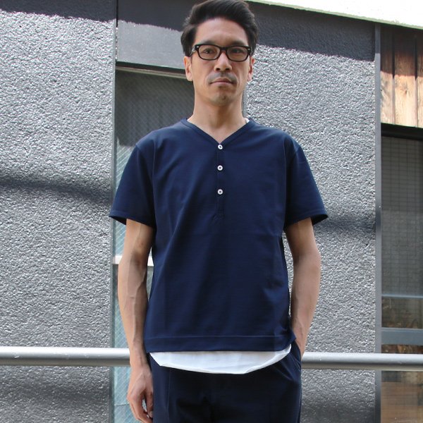 画像12: 【RE PRICE/価格改定】Coolmax(クールマックス)鹿の子 Vヘンリー S/STee【MADE IN JAPAN】『日本製』/ Upscape Audience