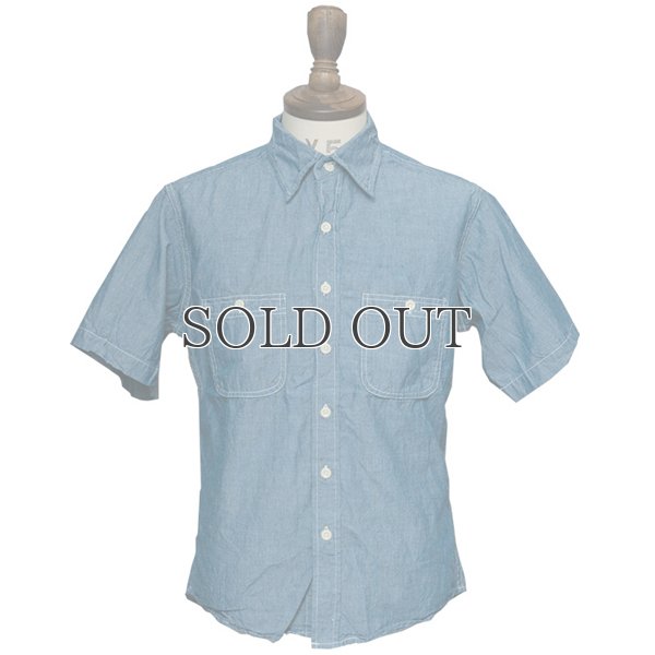 画像15: シャンブレー半袖ワークシャツ / CAMCO（カムコ）