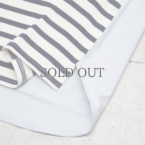 画像9: BSQ度詰天竺×タイプライターボートネック ハーフスリーブカットソー【MADE IN JAPAN】『日本製』/ Upscape Audience