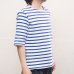 画像13: BSQ度詰天竺×タイプライターボートネック ハーフスリーブカットソー【MADE IN JAPAN】『日本製』/ Upscape Audience
