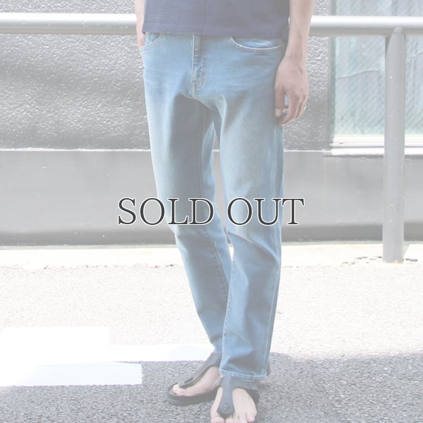 画像3: ヴィンテージ加工BIG RED LINE（赤太耳セルヴィッチ) ストレッチデニムアンクルパンツ 【送料無料】/ Audience