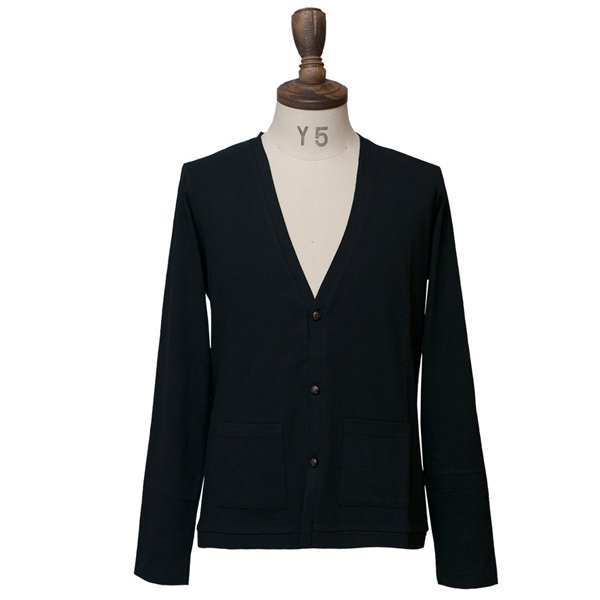 画像12: 【RE PRICE / 価格改定】ラフィー天竺くるみボタンVネック長袖カーディガン【MADE IN JAPAN】『日本製』/ Upscape Audience