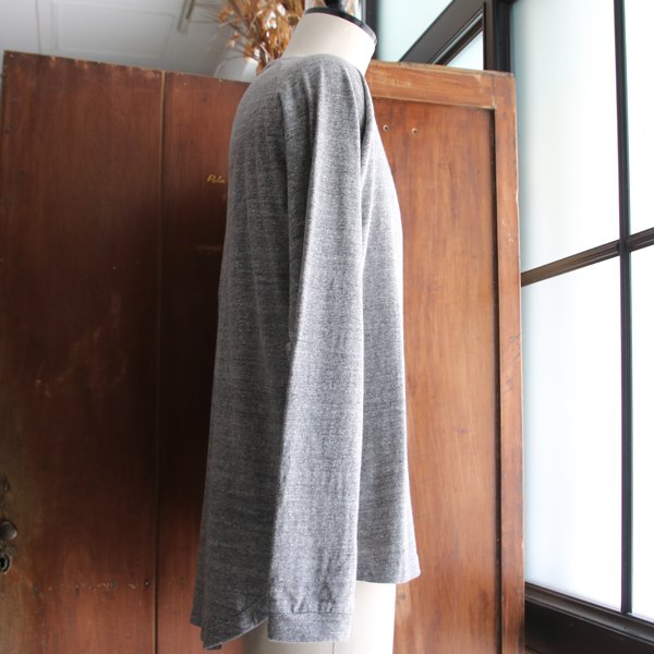 画像12: 吊り編み天竺ヘムラウンド 胸ポケ付き C/N L/S Tee【MADE IN TOKYO】『東京製』/ Upscape Audience