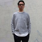 More photos1: 吊り編み天竺ヘムラウンド 胸ポケ付き C/N L/S Tee【MADE IN TOKYO】『東京製』/ Upscape Audience