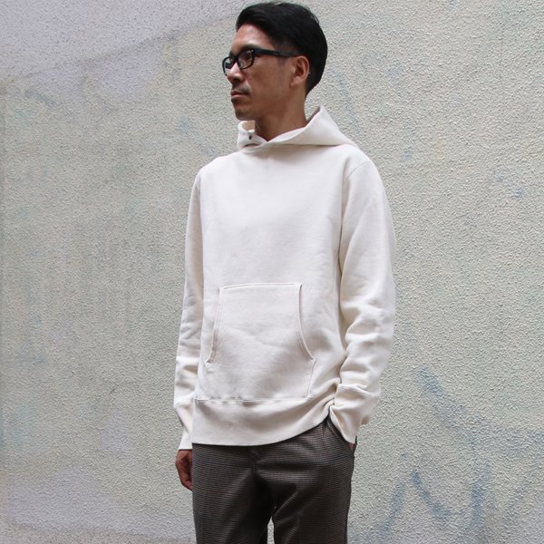画像5: ヴィンテージ裏起毛プルオーバーフードL/Sスウェット【MADE IN TOKYO】『東京製』/ Upscape Audience