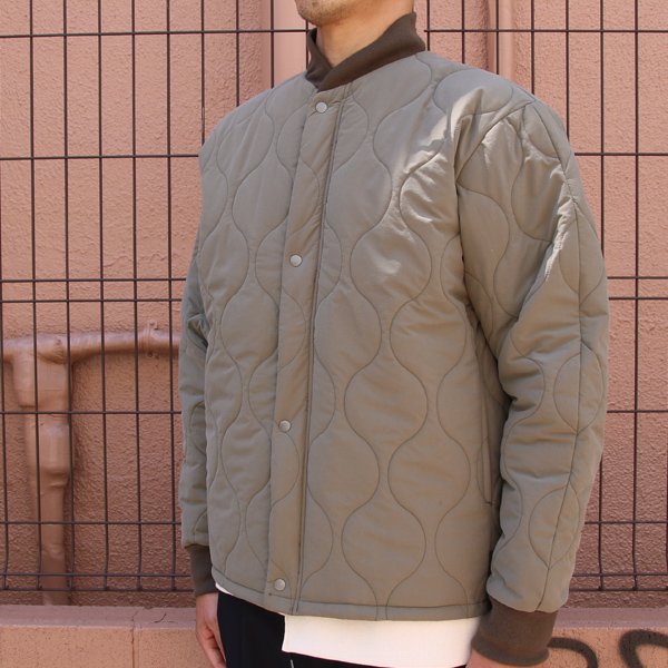 画像12: Teflon（テフロン）耐水撥水コットンタッチナイロンウェーブキルトUS エアホースブルゾン【MADE IN JAPAN】『日本製』/ Upscape Audience