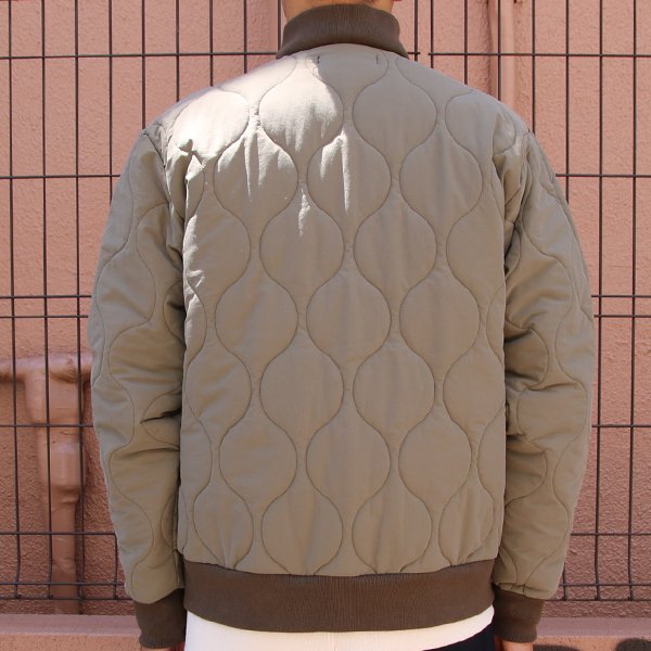 画像14: Teflon（テフロン）耐水撥水コットンタッチナイロンウェーブキルトUS エアホースブルゾン【MADE IN JAPAN】『日本製』/ Upscape Audience