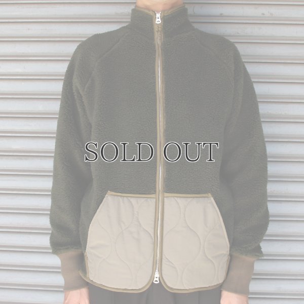 画像13: 【Lanificio Becagli（ベッカリー）】トスカーナボア NL ARMY スタンドブルゾン【MADE IN JAPAN】『日本製』/ Upscape Audience