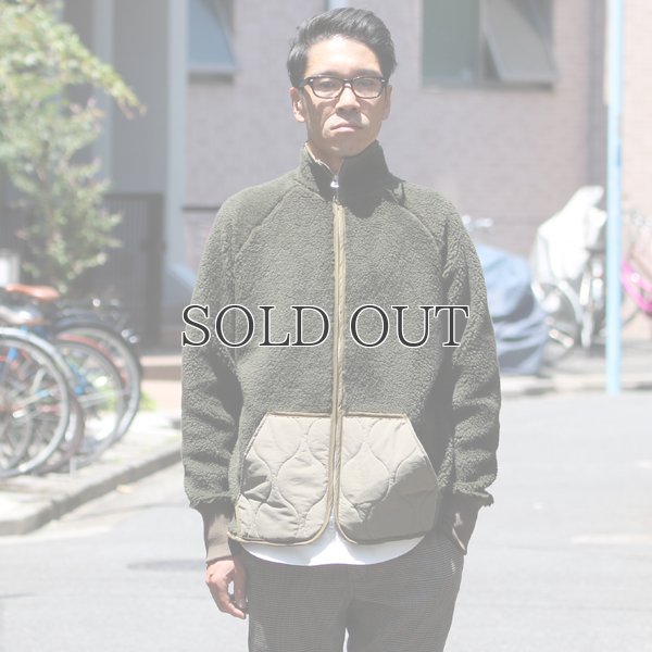 画像12: 【Lanificio Becagli（ベッカリー）】トスカーナボア NL ARMY スタンドブルゾン【MADE IN JAPAN】『日本製』/ Upscape Audience