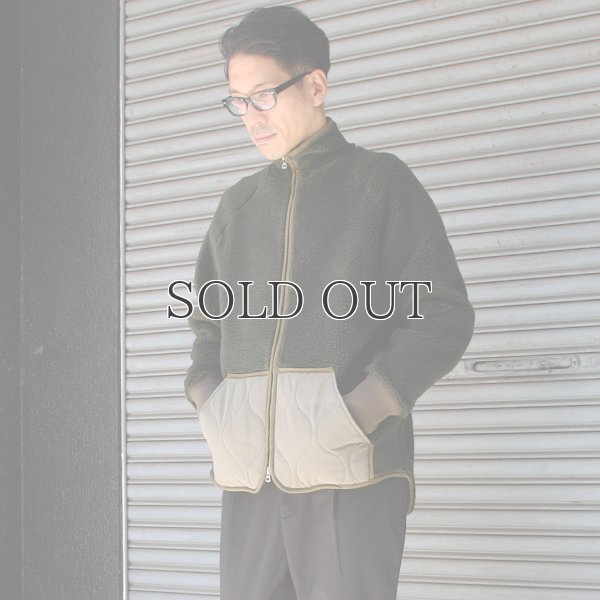 画像11: 【Lanificio Becagli（ベッカリー）】トスカーナボア NL ARMY スタンドブルゾン【MADE IN JAPAN】『日本製』/ Upscape Audience