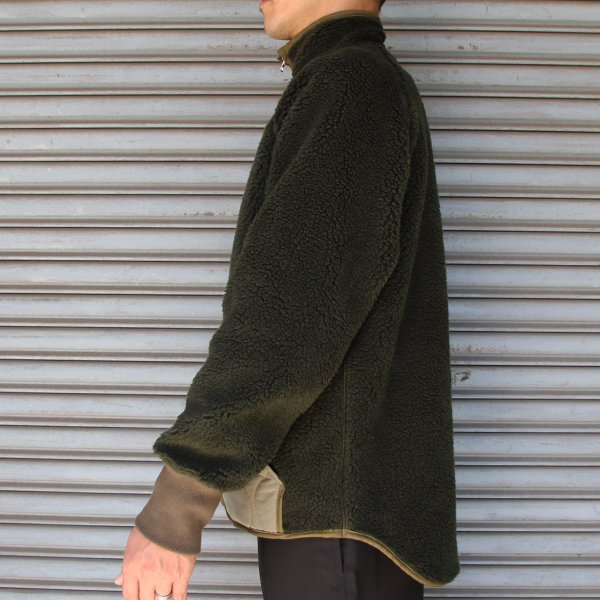 画像13: 【Lanificio Becagli(ベッカリー)】トスカーナボア NL ARMY スタンドブルゾン【MADE IN JAPAN】『日本製』【送料無料】/ Upscape Audience