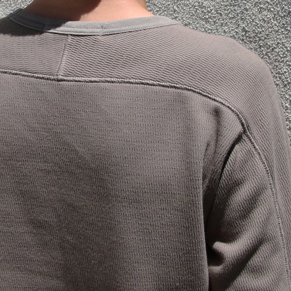 画像19: 【ボンバーヒート】爆暖ハニカムサーマル スプリットスリーブ クルーネック【MADE IN JAPAN】『日本製』 / Upscape Audience