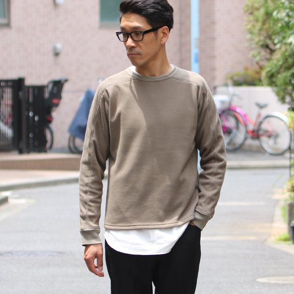 画像14: 【ボンバーヒート】爆暖ハニカムサーマル スプリットスリーブ クルーネック【MADE IN JAPAN】『日本製』 / Upscape Audience