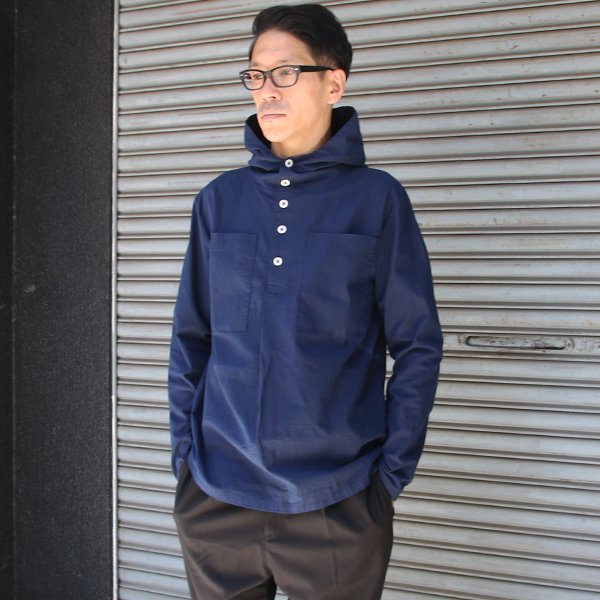 画像13: コットンクロス アノラックパーカーシャツ【MADE IN JAPAN】『日本製』/ Upscape Audience