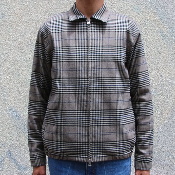 画像12: 【RE PRICE/価格改定】ギャバジンストレッチ チェック柄 ドリズラーJKT『日本製』  / Upscape Audience