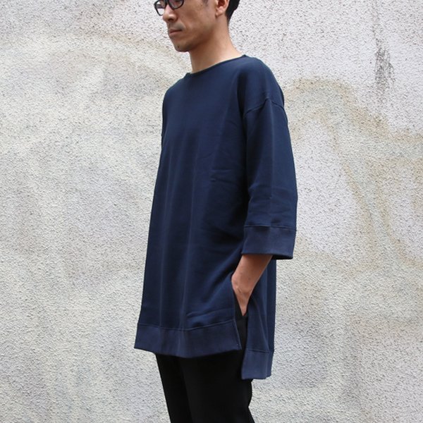 画像5: 【RE PRICE/価格改定】裏毛 サイドスリット 7/S ロング ビッグ スウェット【MADE IN JAPAN】『日本製』/ Upscape Audience