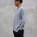 画像9: ランダムワッフル ヘムラウンドVネック　L/S　ニットソー【MADE IN JAPAN】『日本製』/ Upscape Audience