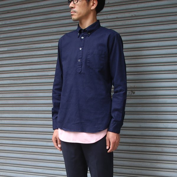 画像10: オックスナローカラーボタンダウンプルオーバーL/Sシャツ［Lady's］【MADE IN JAPAN】『日本製』/ Upscape Audience