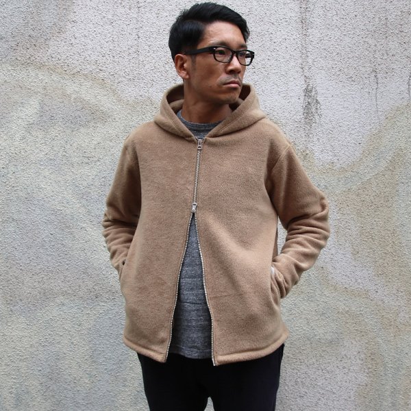 画像7: 【RE PRICE/価格改定】アンチピリング フリース ハンドウォーマーポケ付 フードJKT【MADE IN JAPAN】『日本製』/ Upscape Audience