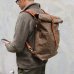 画像2: CANVAS×LEATHER ROLLTOP Rucksack［VS-205P］【MADE IN JAPAN】『日本製』【送料無料】  / vasco (2)