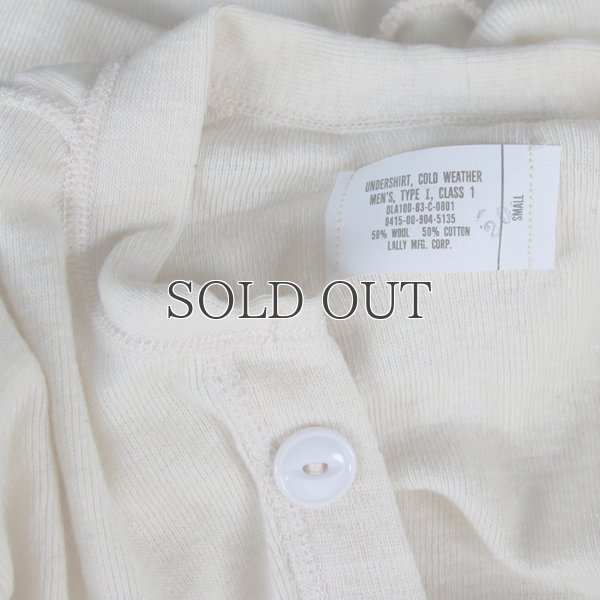 画像13: デッドストック U.S.ARMY ヘンリーネックアンダーウェア 【RE-STOCK】