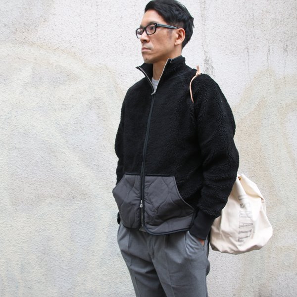 画像8: 【Lanificio Becagli(ベッカリー)】トスカーナボア NL ARMY スタンドブルゾン【MADE IN JAPAN】『日本製』【送料無料】/ Upscape Audience