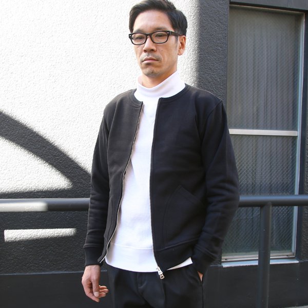 画像6: 【RE PRICE / 価格改定】ヘビーウェイト裏毛クルーネックブルゾン【MADE IN JAPAN】『日本製 / Upscape Audience