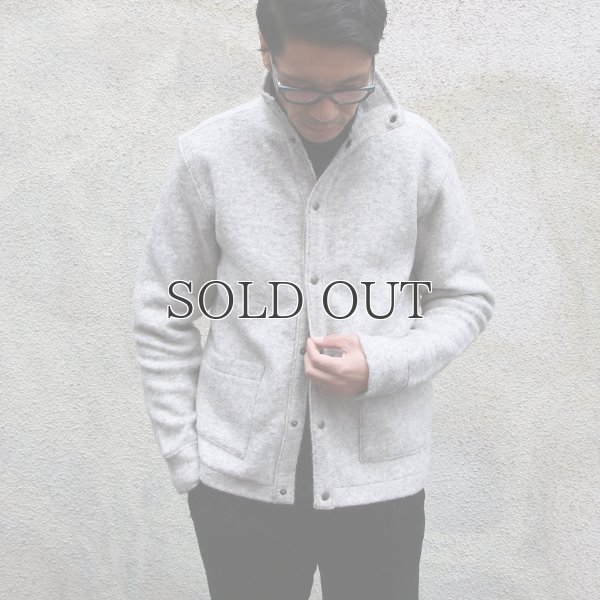 画像9: イタリア製ファブリックスライバーニットミルドハイネックスナップジャケット【MADE IN JAPAN】『日本製』【送料無料】/ Upscape Audience