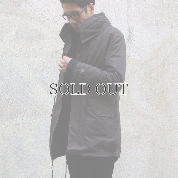 画像3: 硫化コンパクトヘリンボーン脱着ライナー付きフードダブルカラーフィールドコート 【送料無料】 / Audience