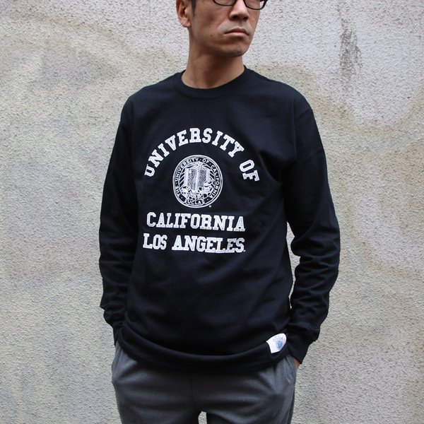 画像8: 【RE PRICE / 価格改定】UCLA"4段カレッジプリント" 6oz米綿丸胴L/S Tee/ Audience
