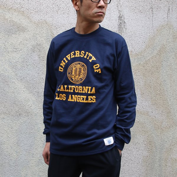 画像9: 【RE PRICE / 価格改定】UCLA"4段カレッジプリント" 6oz米綿丸胴L/S Tee/ Audience