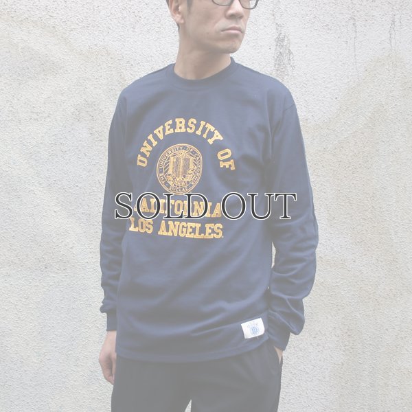 画像9: UCLA"4段カレッジプリント" 6oz米綿丸胴L/S Tee/ Audience