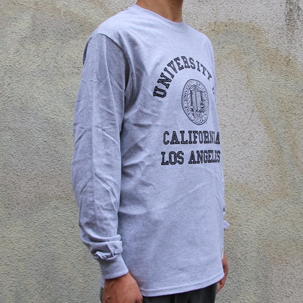 画像14: 【RE PRICE / 価格改定】UCLA"4段カレッジプリント" 6oz米綿丸胴L/S Tee/ Audience
