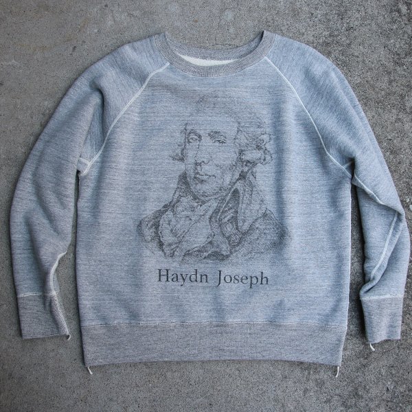 画像13: 19/7吊編裏毛 Haydn Joseph プリント ラグランスウェット【MADE IN TOKYO】『東京製』/ Upscape Audience