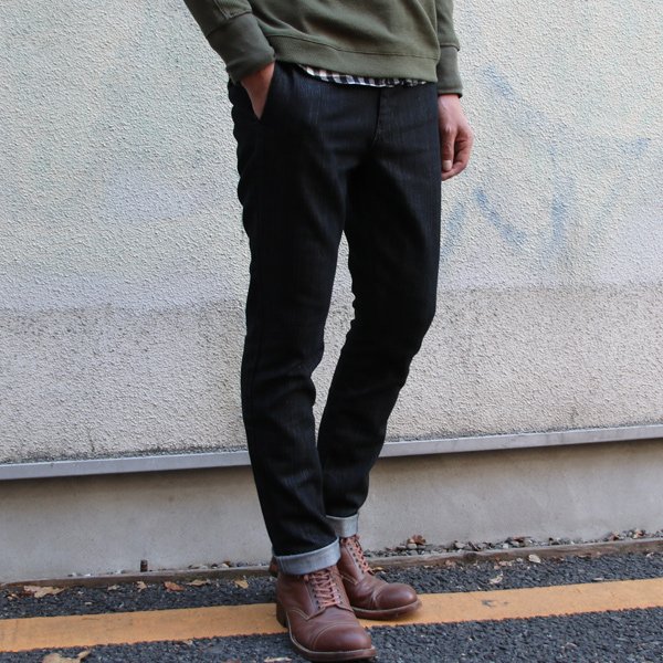 画像13: 【RE PRICE / 価格改定】オーバーダイカラーデニムノープリーツテーパードパンツ【MADE IN JAPAN】『日本製』/ Upscape Audience