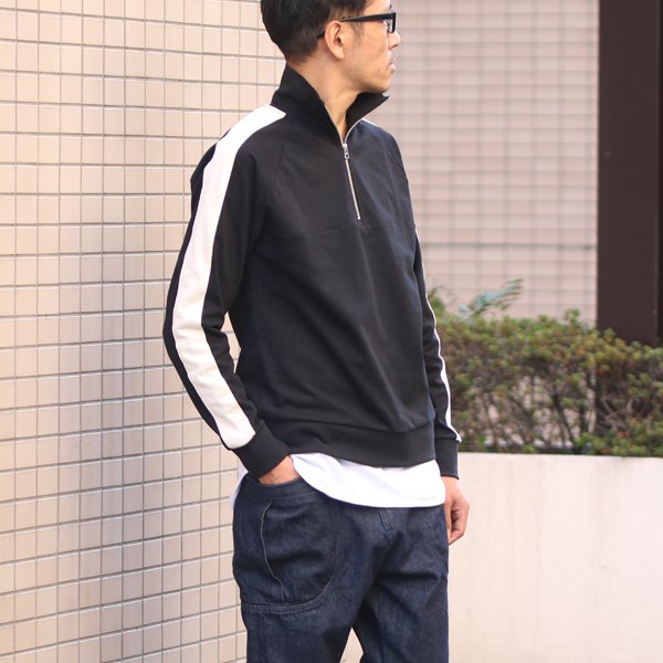 画像12: VORTEX 8オンス(MVS天竺) ハーフZIP トラックジャケット【MADE IN JAPAN】『日本製』/ Upscape Audience