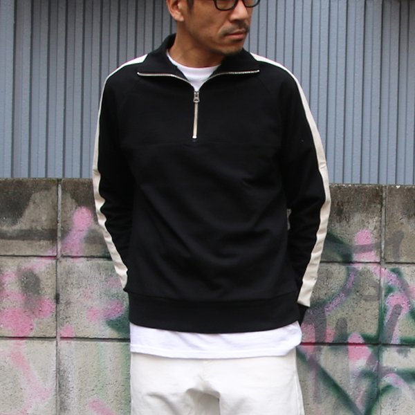 画像9: VORTEX 8オンス(MVS天竺) ハーフZIP トラックジャケット【MADE IN JAPAN】『日本製』/ Upscape Audience