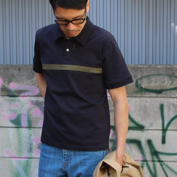 画像11: 【RE PRICE/価格改定】VORTEX（MVS天竺）FR ARMY ラインポロ【MADE IN JAPAN】『日本製』/ Upscape Audience