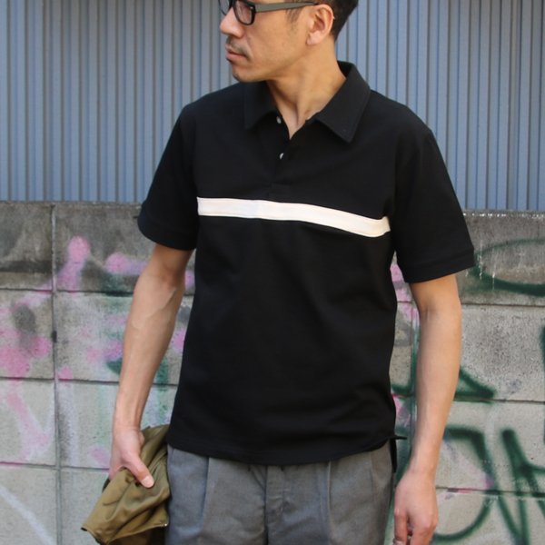 画像12: 【RE PRICE/価格改定】VORTEX（MVS天竺）FR ARMY ラインポロ【MADE IN JAPAN】『日本製』/ Upscape Audience