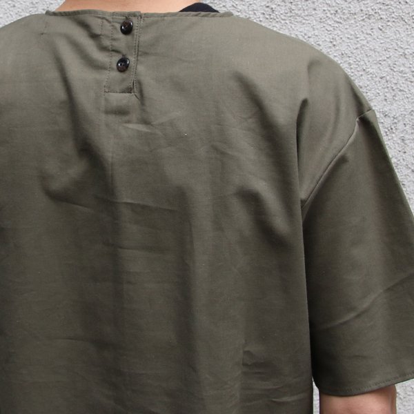 画像14: コットンクロスBACKヘンリーコンチョ釦 ポケS/Sシャツ【MADE IN JAPAN】『日本製』 / Upscape Audience